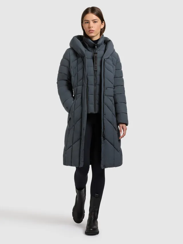 khujo-coat-laio-2in1-dim-blue-damen-kurzmantel-mit-herausnehmbaren-einsatz image 1