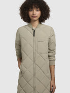 khujo-ymal-steppmantel-blassgr-n-regular-fit-damenmantel-mit-rippstrick image 7