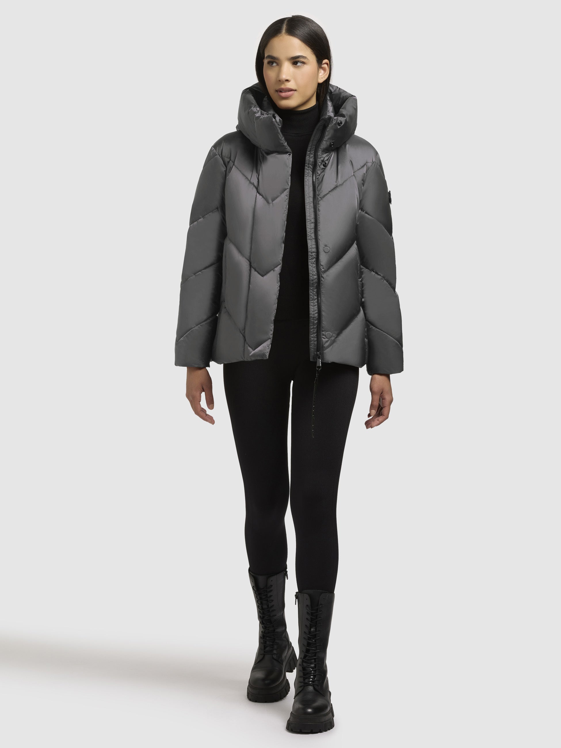 khujo-jacke-olsa-grau-gl-nzende-damen-steppjacke-regular-fit image 6