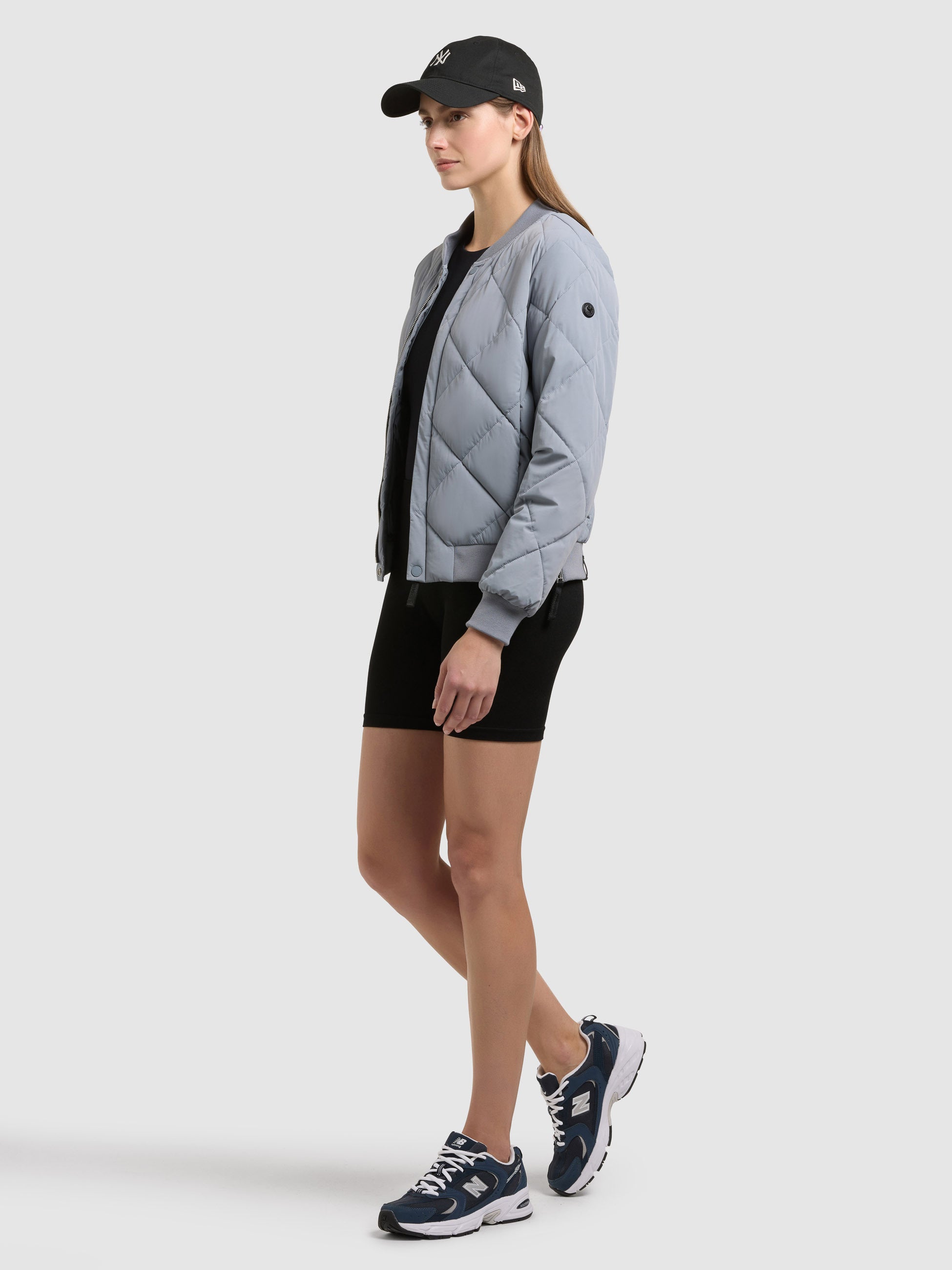khujo-ange2-damen-bomber-steppjacke-misty-blue image 2
