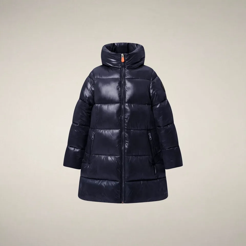 save-the-duck-millie-m-dchen-daunenjacke-lang-schwarz-blau image 1