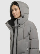 khujo-jacke-sarella-grau-wattierte-winterjacke-loose-fit image 7