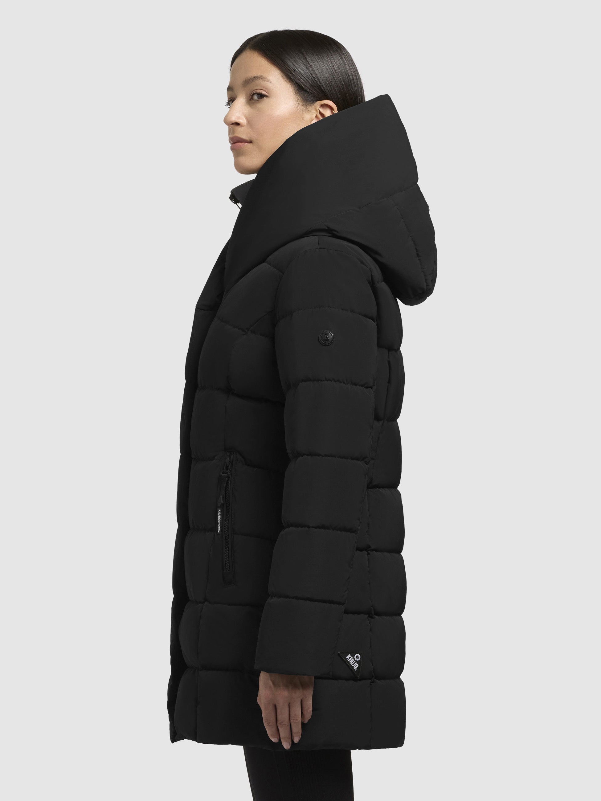 khujo-tenx-steppjacke-parka-schwarz-mit-einsatz image 5