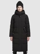 khujo-coat-riad-black-parka-mantel-damen image 4