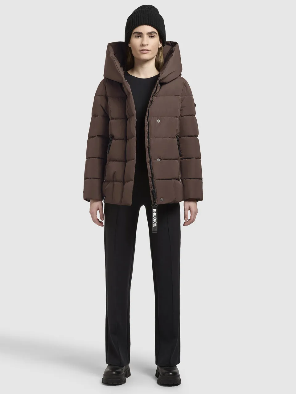khujo-jacke-camea-braun-damen-steppjacke image 1