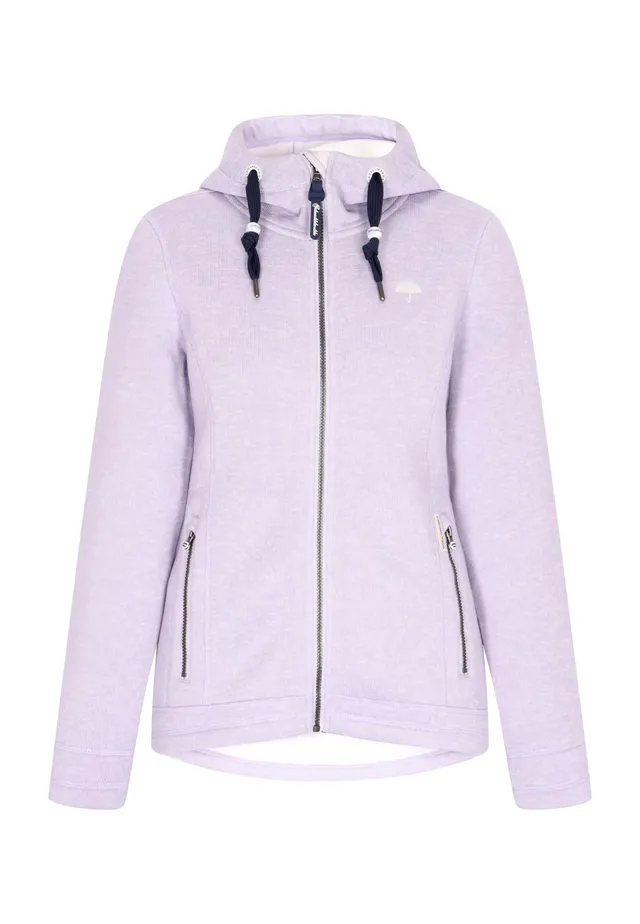 schmuddelwedda-damen-strickfleecejacke-mit-kapuze-rei-verschluss image 1