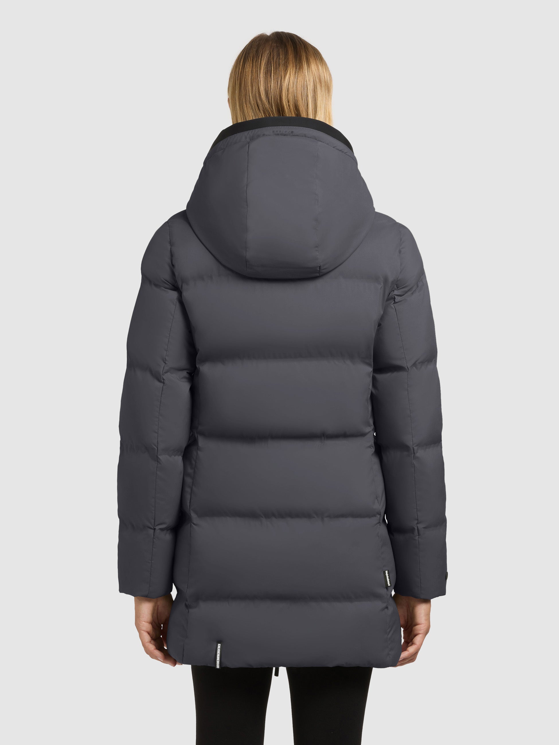 khujo-jacke-tanare3-steel-grey-damen-wattierte-steppjacke-regular-fit image 3