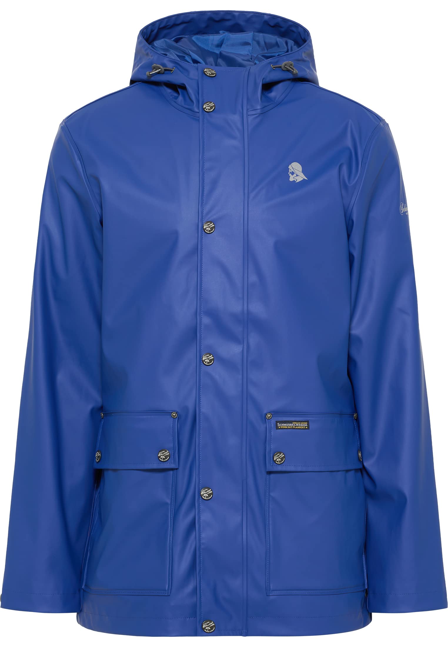 schmuddelwedda-herren-regenjacke-wasserdicht-langarm-rei-verschluss-und-druckkno image 1
