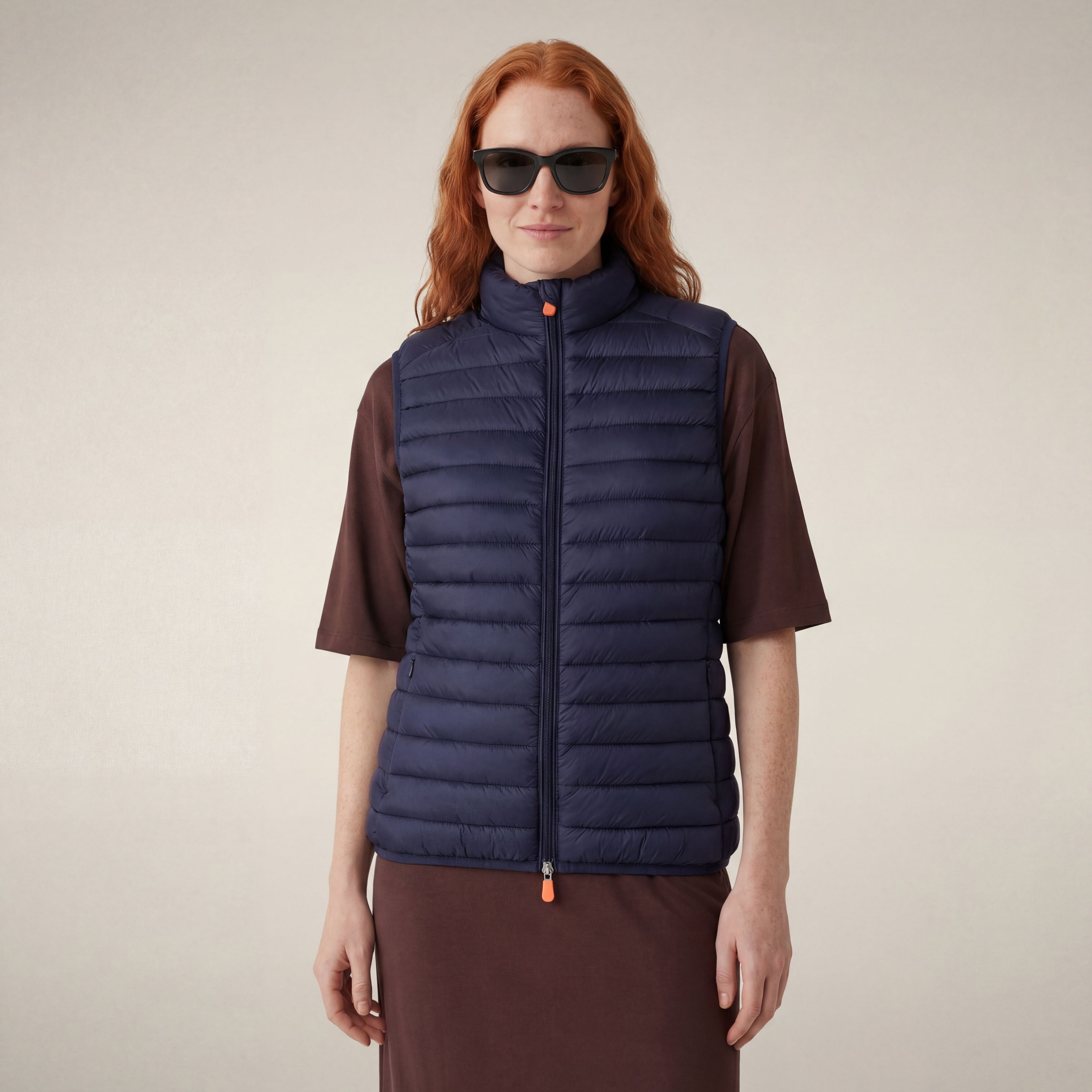 save-the-duck-charlotte-damen-steppweste-navy-slim-fit-mit-plumtech image 5