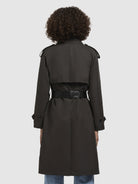 khujo-coat-rula-dark-gray-knielanger-trenchcoat-mit-g-rtel image 3