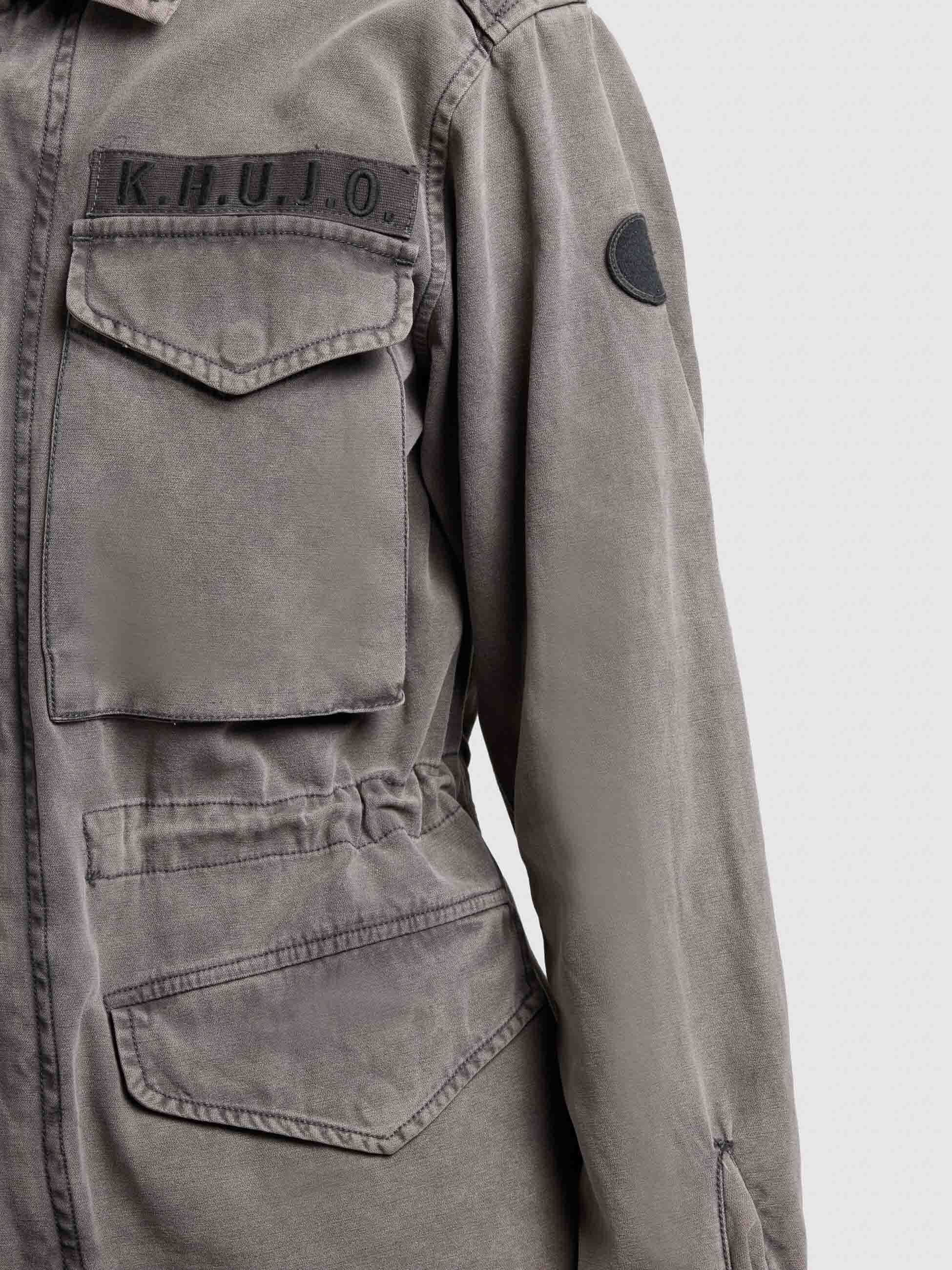 khujo-jacke-buni-slate-grey-fieldjacke-damen-aus-baumwoll-twill image 8