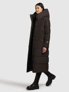 khujo-coat-soulani5-matt-moody-plum-steppmantel-wadenlang image 2