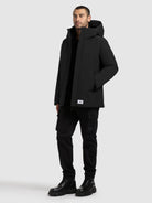 khujo-etian-damen-kapuzenjacke-regular-fit-black image 2