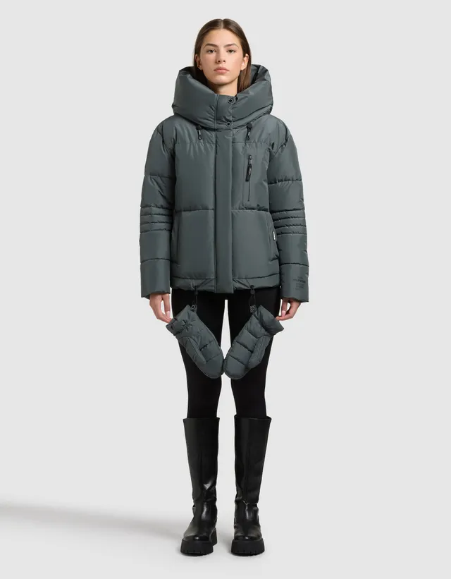 khujo-jacke-peeke2-with-gloves-foam-green-damen-winter-steppjacke image 1