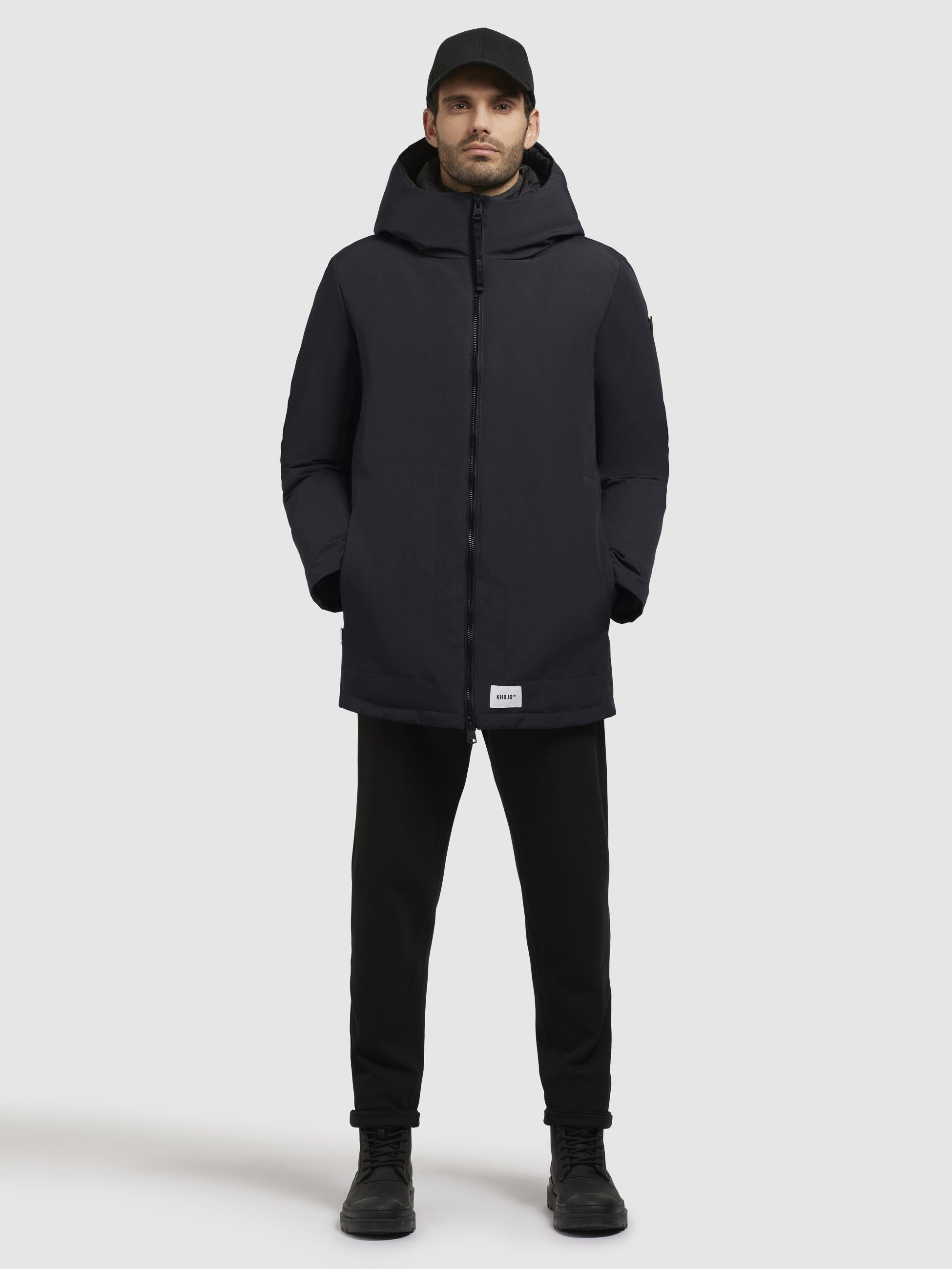 khujo-jacke-adan-damen-parka-dunkelgrau image 1