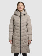 khujo-coat-odana3-gray-beige-knielanger-steppmantel-damen-wattiert image 4