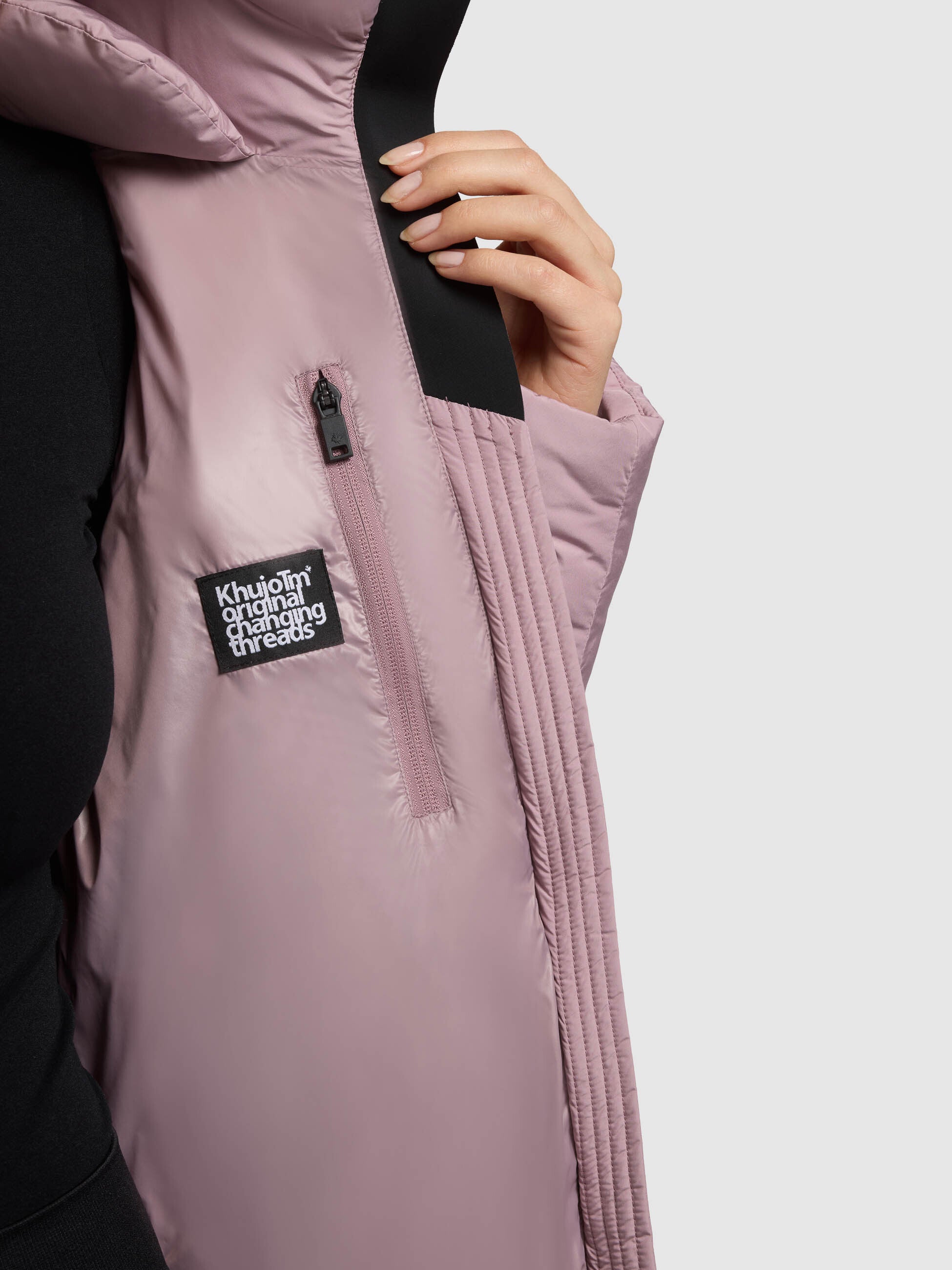 khujo-jacke-kali-damen-steppjacke-kurz-loose-fit-pale-mauve image 8