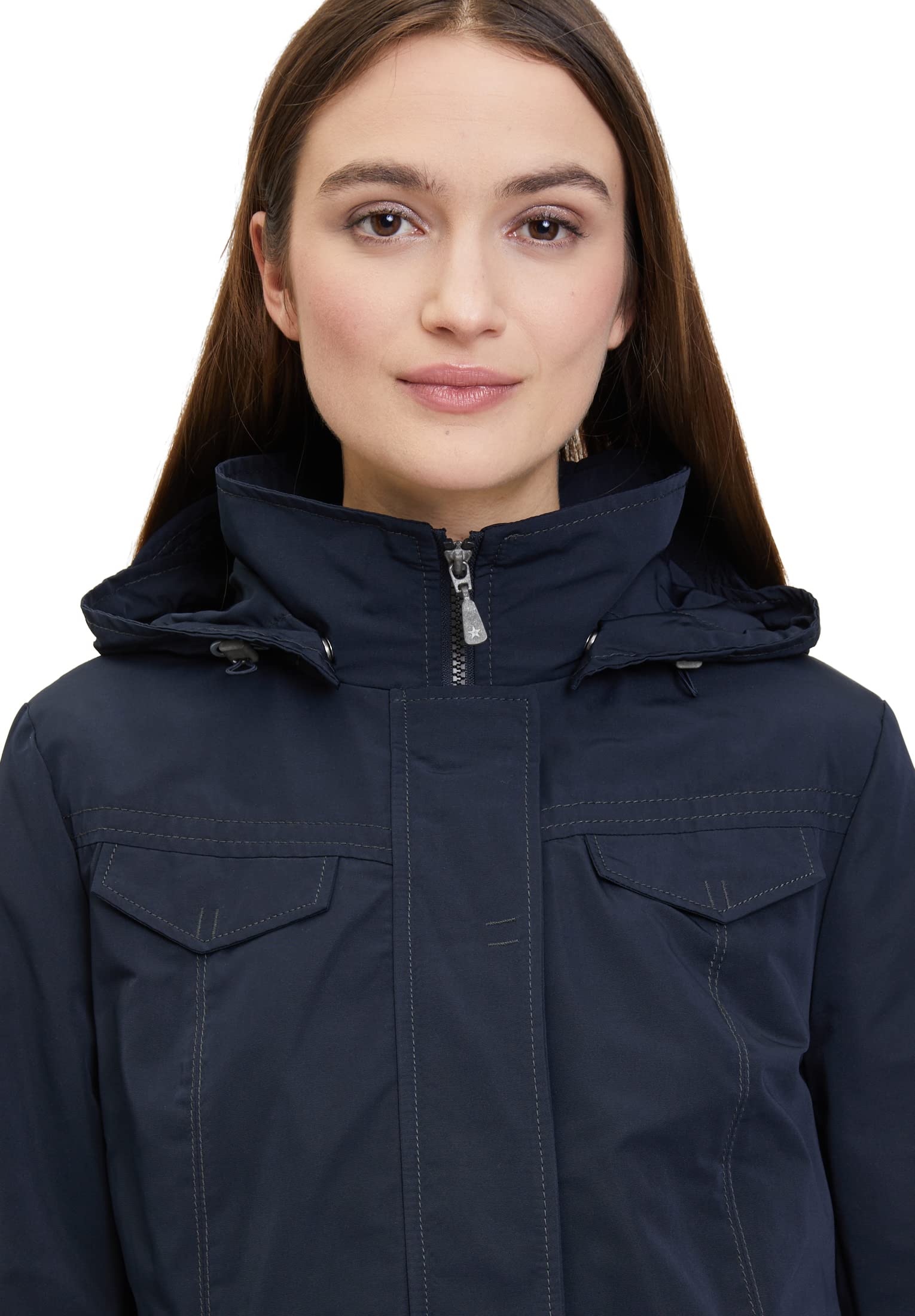 gil-bret-damen-jacke-dublin-sportive-steppjacke-mit-nieten-und-streifenfutter image 3