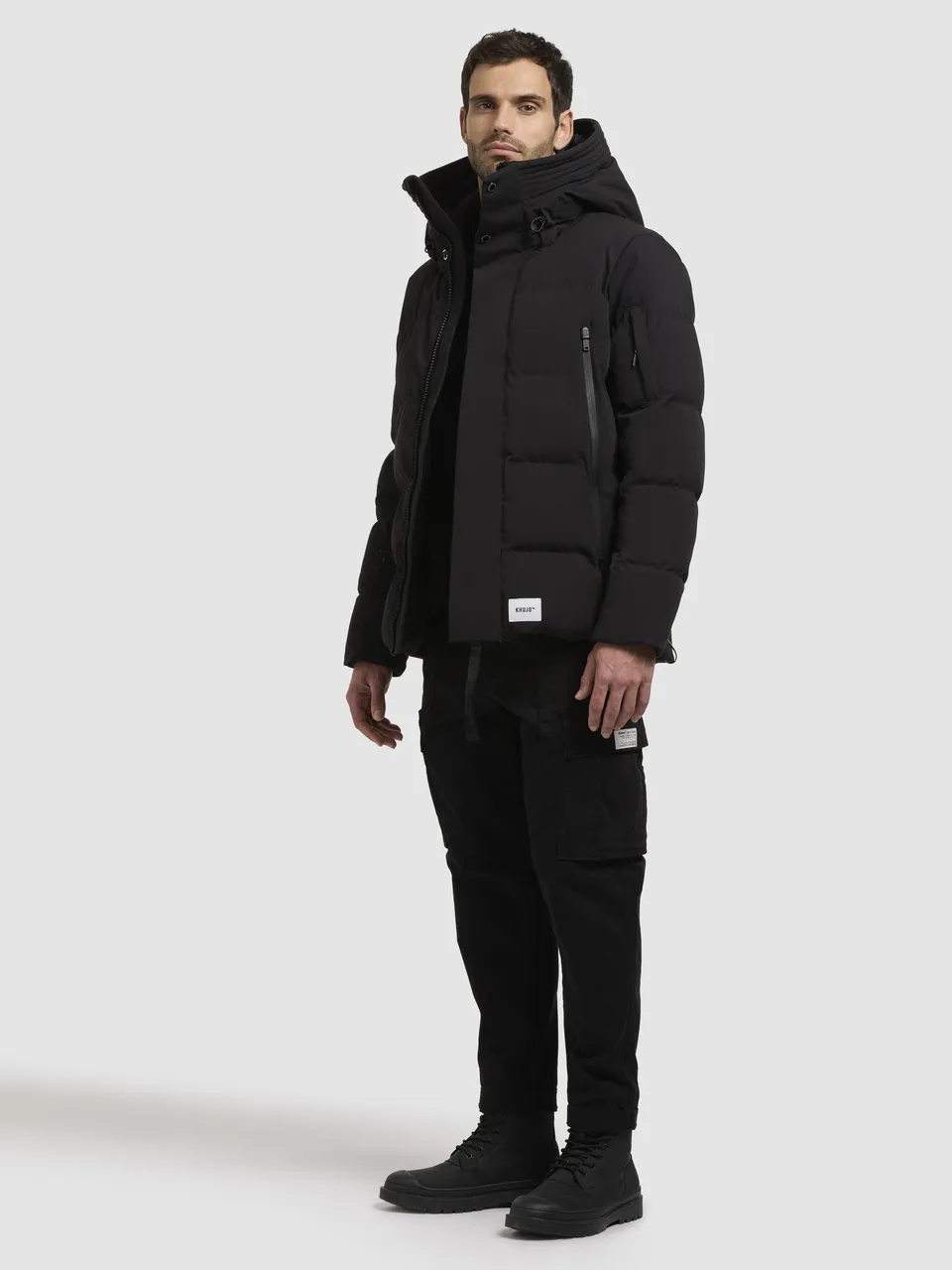 khujo-jacke-tato-damen-steppjacke-black image 1