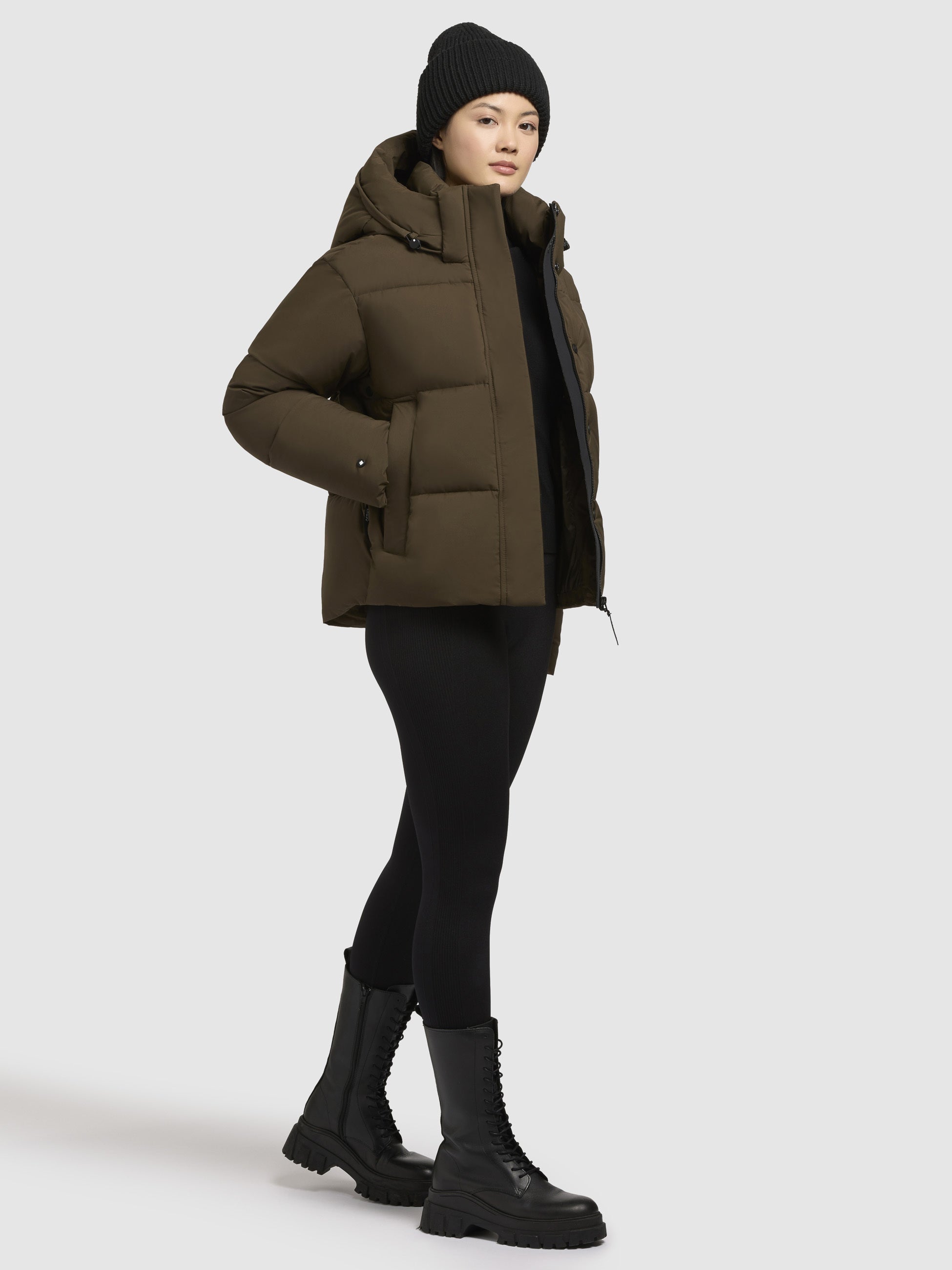 khujo-jacke-devina-matt-dunkeloliv-steppjacke-h-ftlang-regular-fit image 6