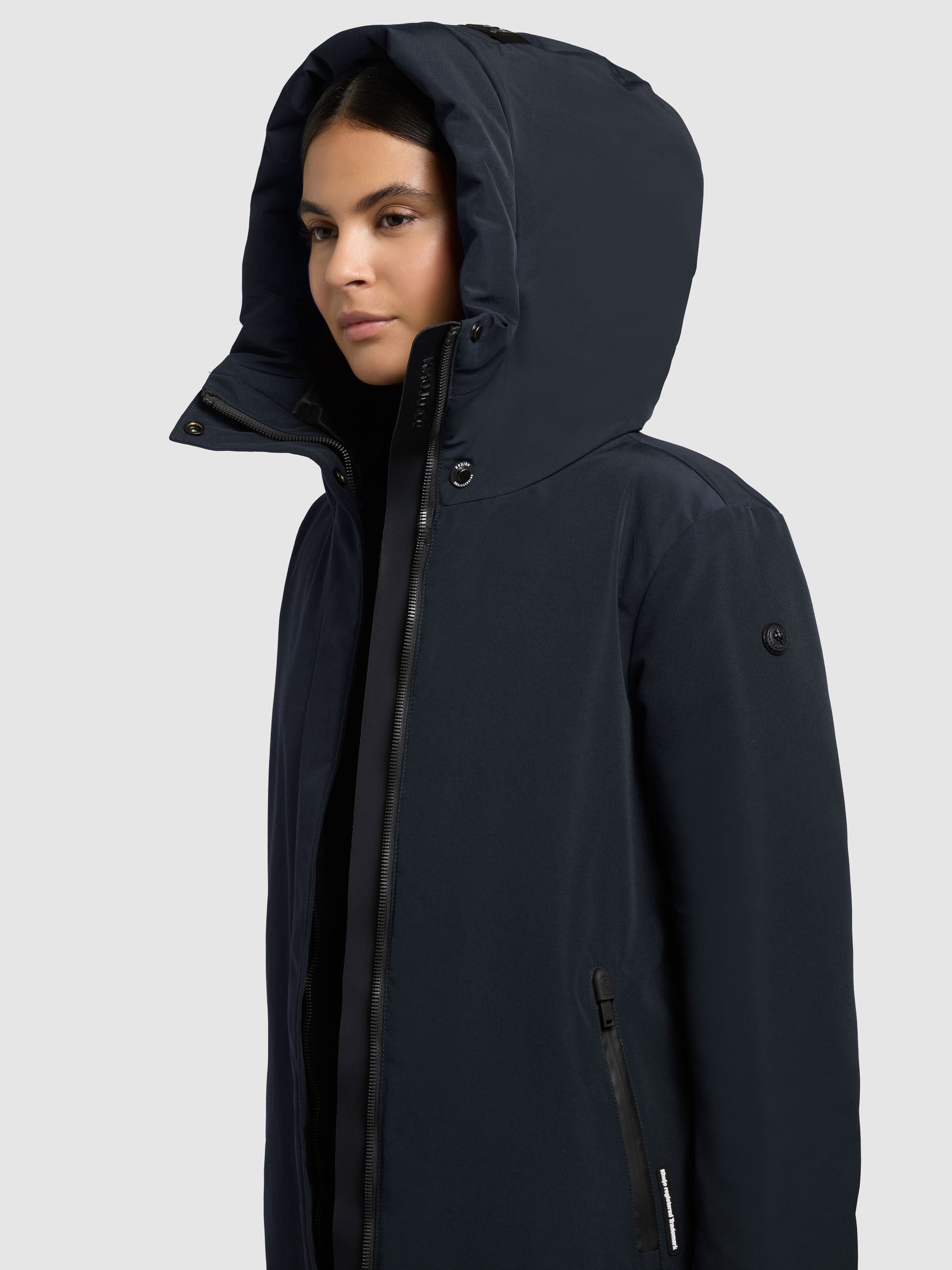 khujo-nellen2-damen-wintermantel-port-blue-loose-fit image 7