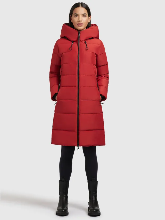 khujo-coat-jilias4-red-damen-steppmantel-winter image 1
