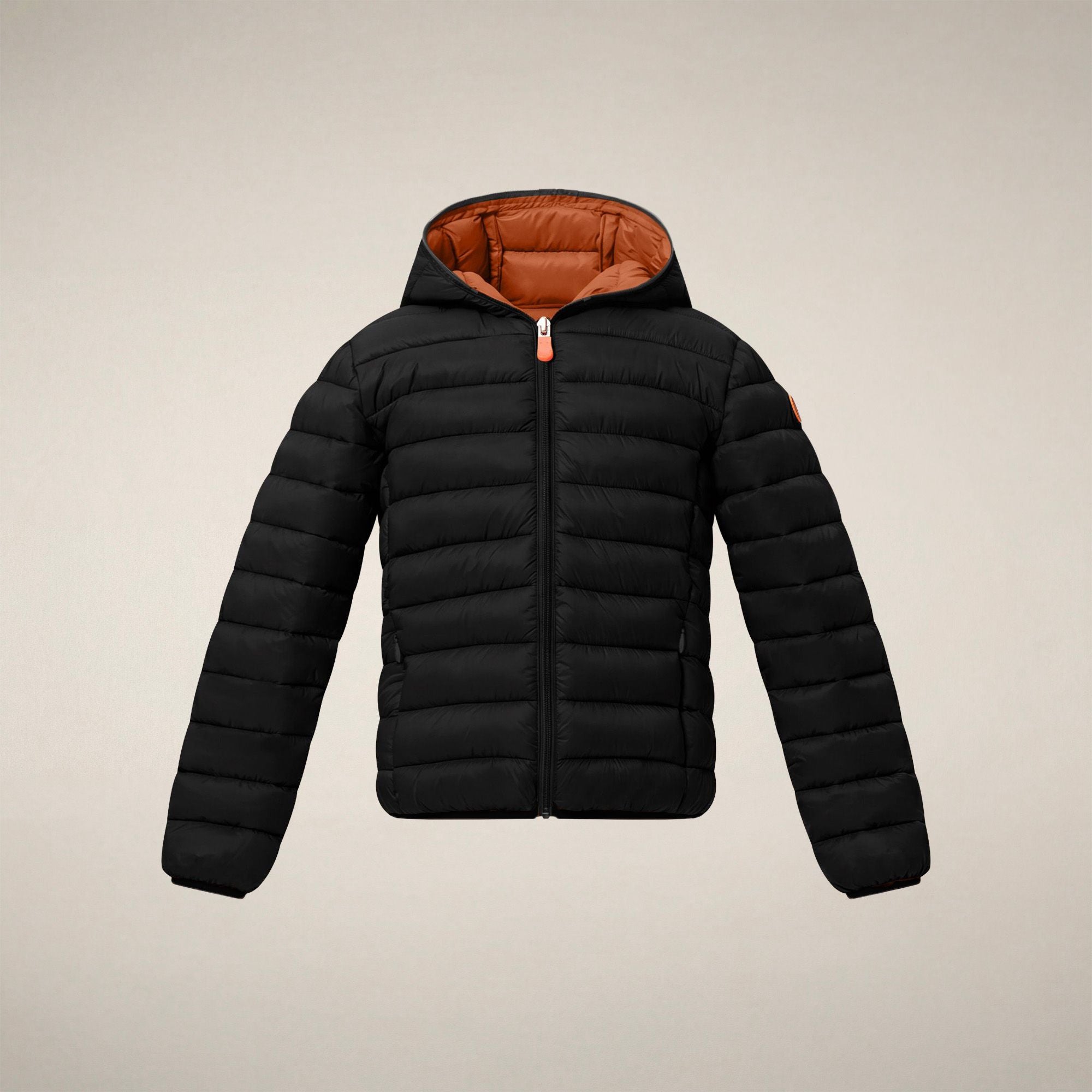 save-the-duck-dony-kinder-steppjacke-mit-kapuze-schwarz image 1