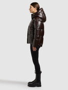 khujo-devina2-shiny-damen-jacke-moody-plum image 5