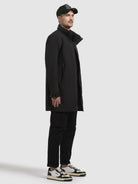 khujo-yimm-damen-coat-black-kurzer-sommerparka image 7