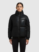 khujo-jacke-khalia-black-stepp-winterjacke-in-lederoptik image 4