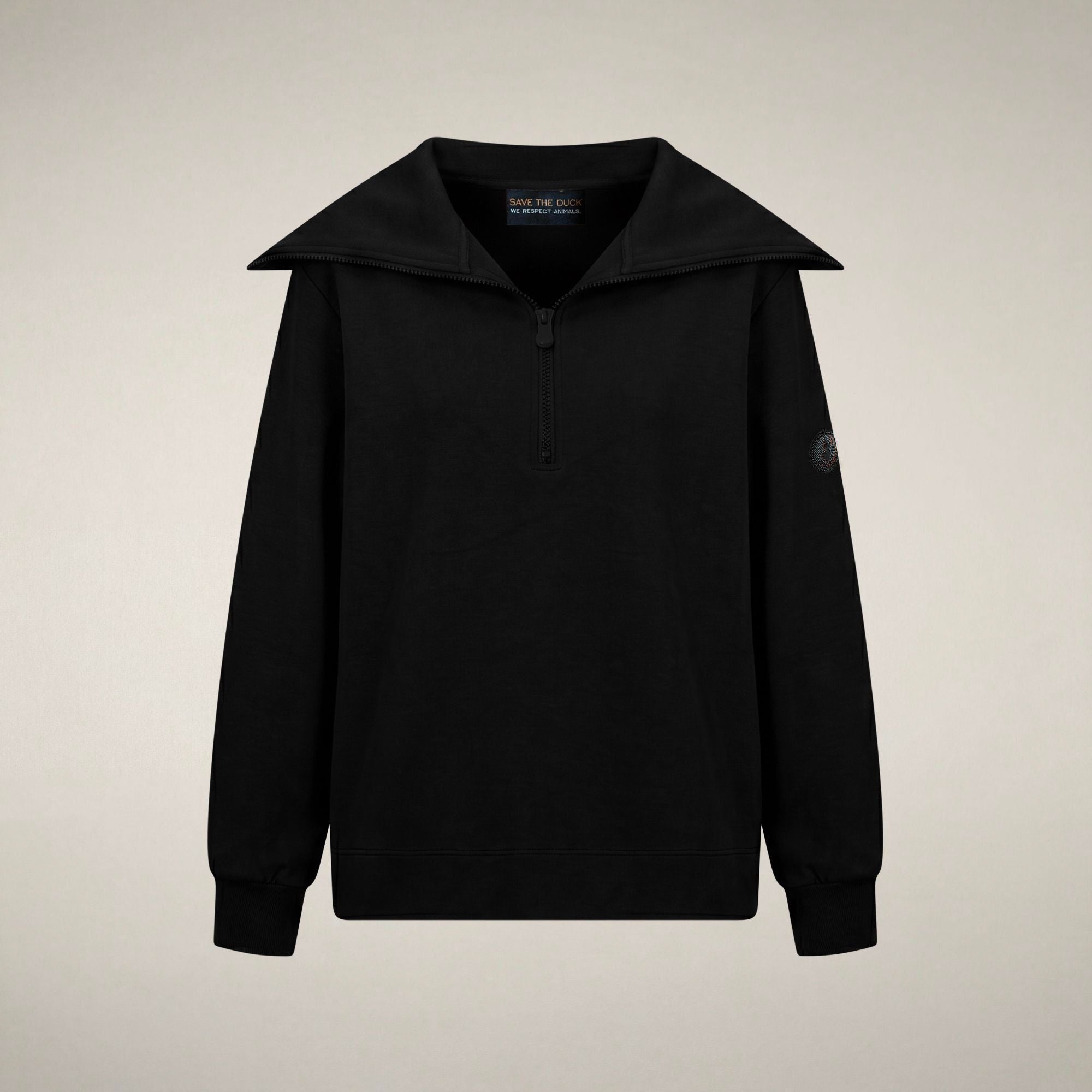 save-the-duck-hinata-damen-top-half-zip-schwarz image 3