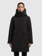 khujo-mantel-sina-black-damen-wintermantel-kurz-schwarz image 4