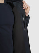 khujo-jacke-hamza-dunkelblau-damen-regular-fit-kapuzenjacke image 8
