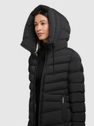 khujo-mantel-tuhani5-black-damen-steppmantel-slim-fit image 7