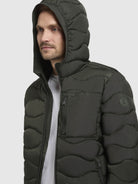 khujo-jacke-omer-dark-green-h-ftlange-steppjacke-regular-fit image 7