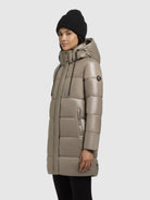 khujo-mantel-jadet2-kurzer-wattierter-wintermantel-in-beige image 5