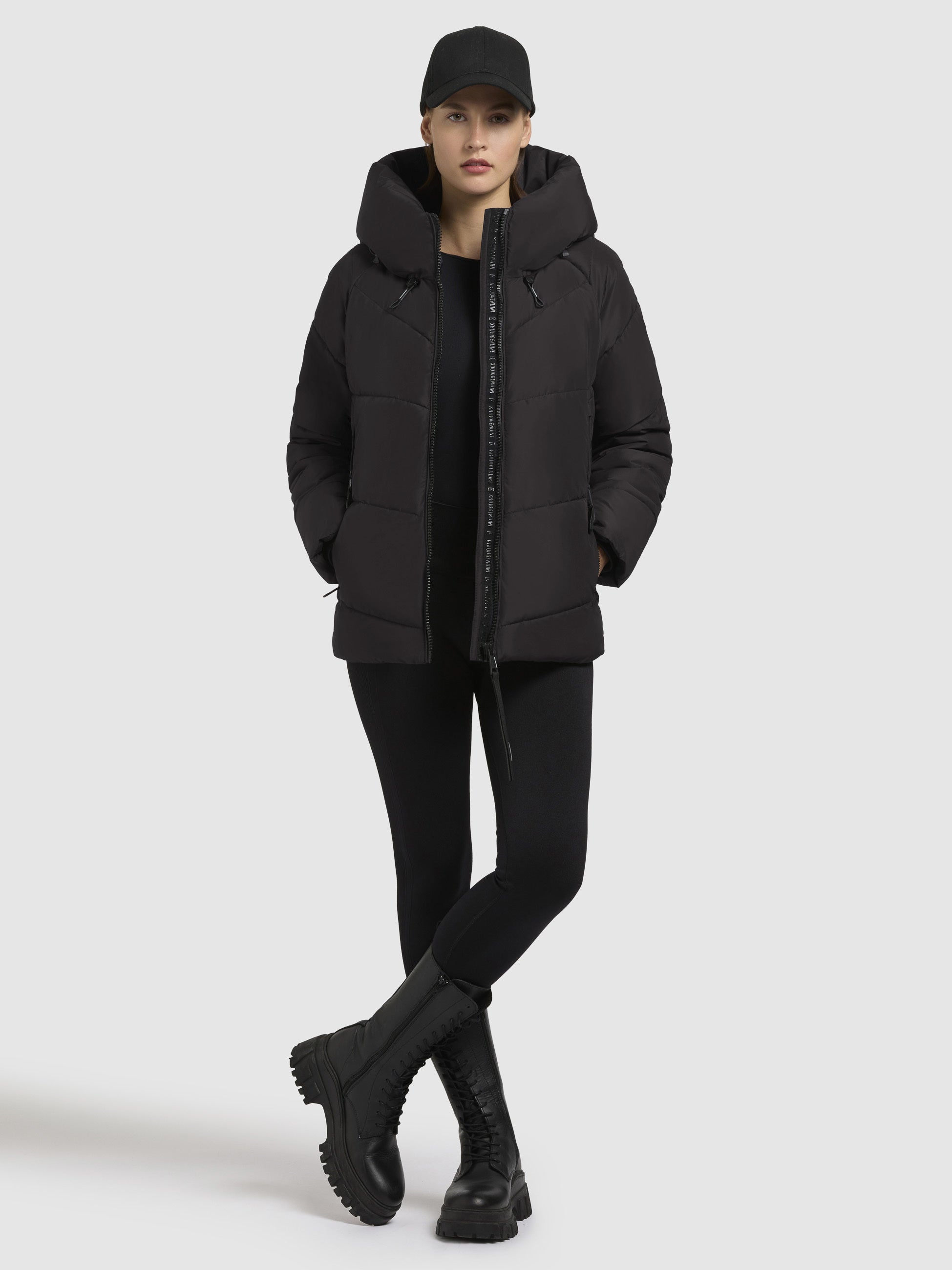khujo-aless-winterjacke-schwarz-mit-kapuze-f-r-damen image 1