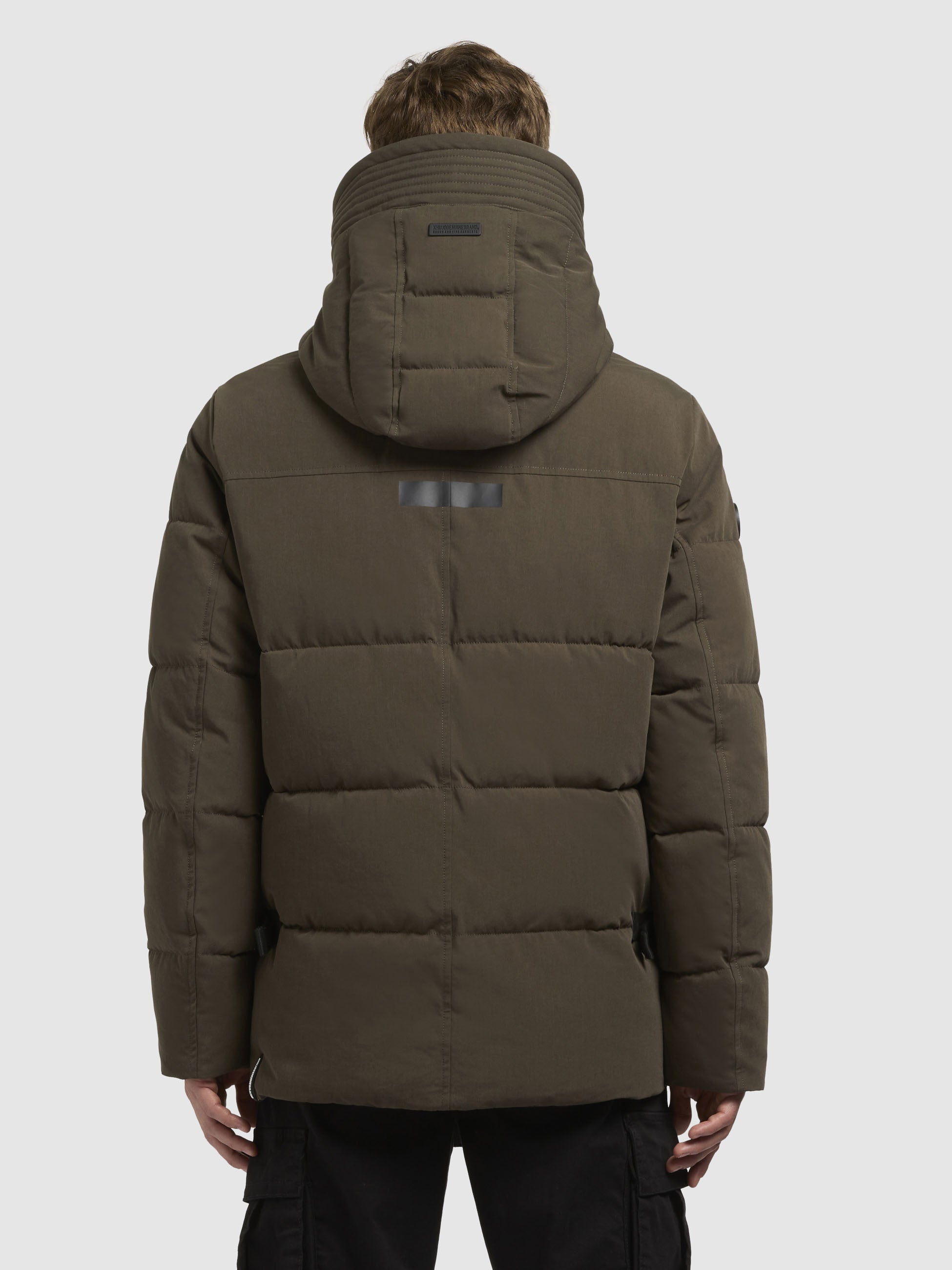 khujo-steppjacke-tato-khaki-h-ftlang-mit-kapuze image 3