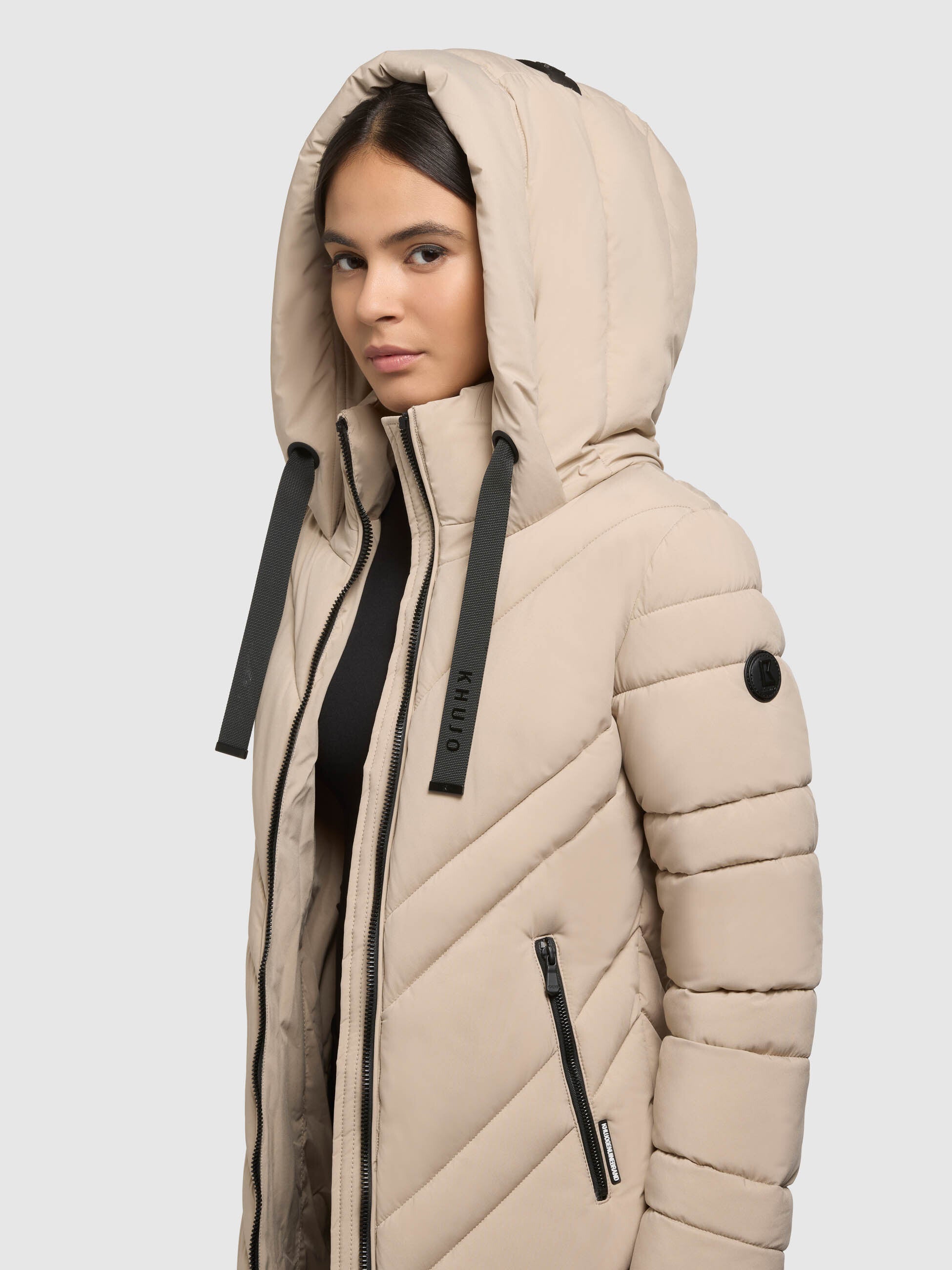 khujo-mantel-taby-macaroon-beige-damen-steppmantel image 7