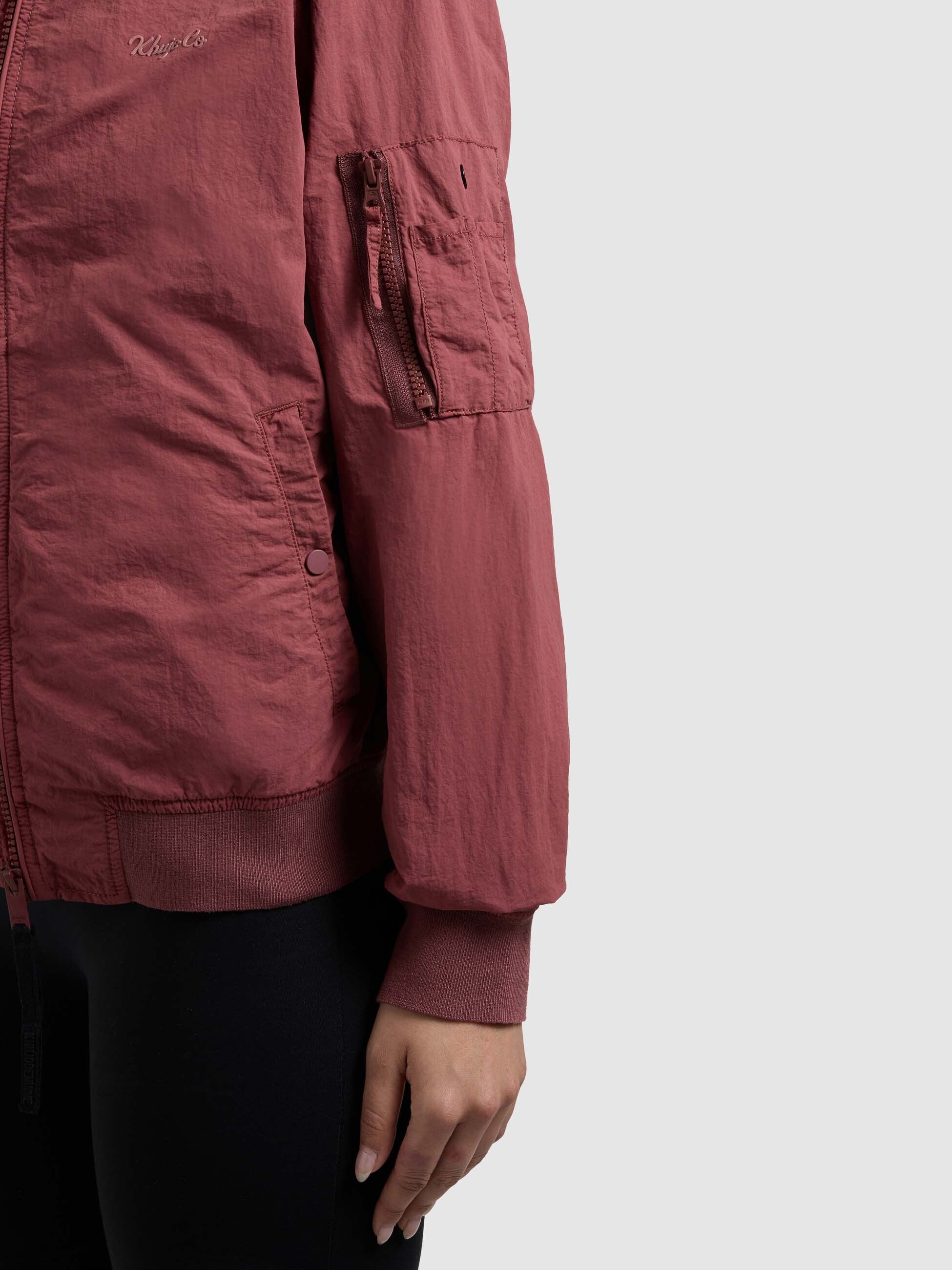 khujo-denz-bomberjacke-fuchsia-blouson-ungef-ttert-f-r-damen image 8