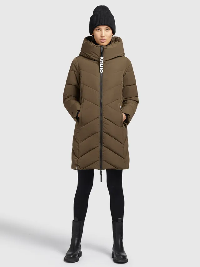 khujo-coat-darka-steppmantel-brown-regular-fit-mit-kapuze image 1