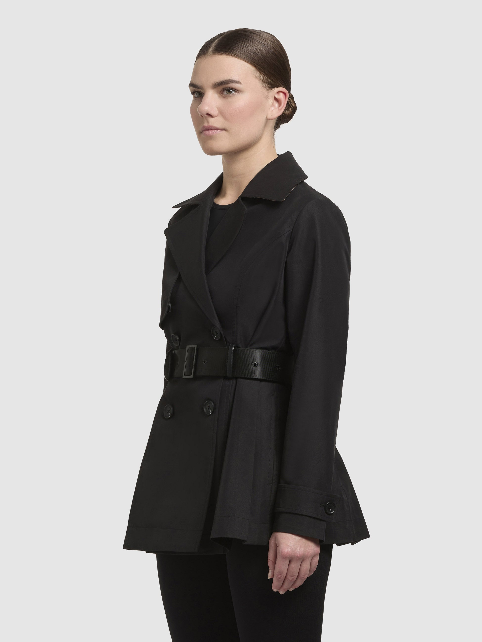 khujo-jacke-liane-schwarz-trench-sommerjacke-mit-g-rtel-2 image 5
