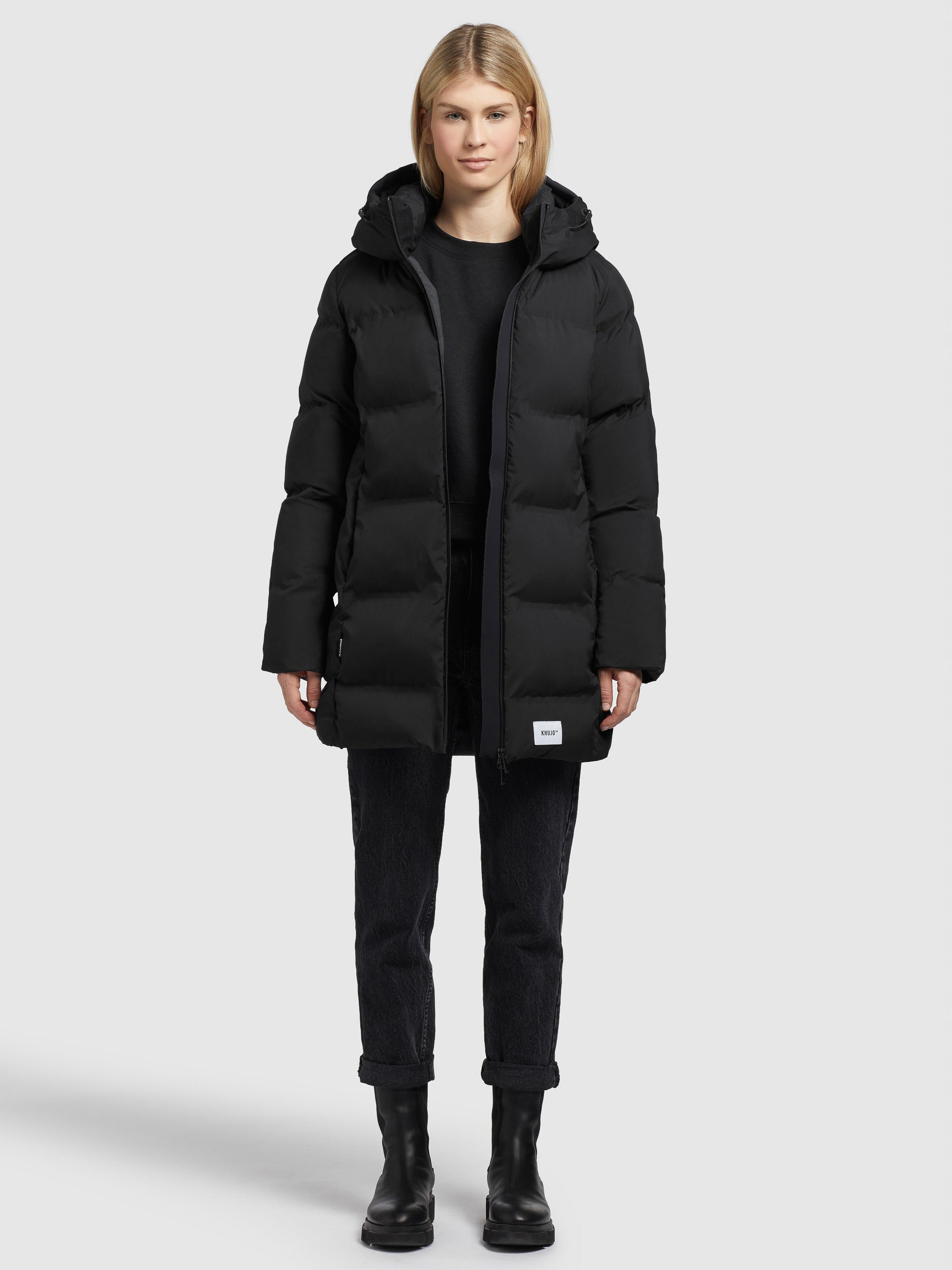 khujo-jacke-tanare2-schwarz-damen-steppjacke-regular-fit image 6