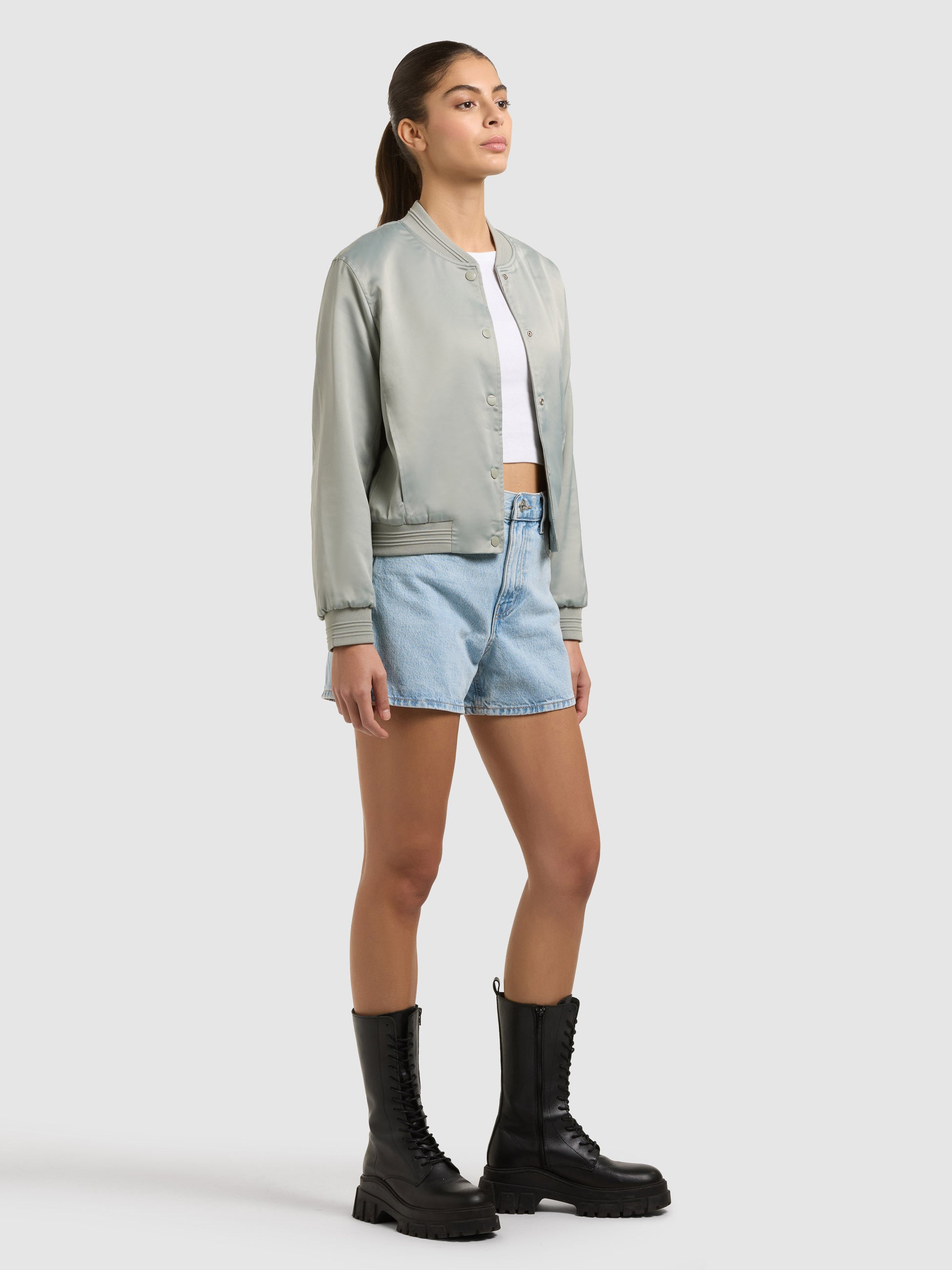 khujo-jacke-tami-cloud-green-bomberjacke-f-r-damen image 6