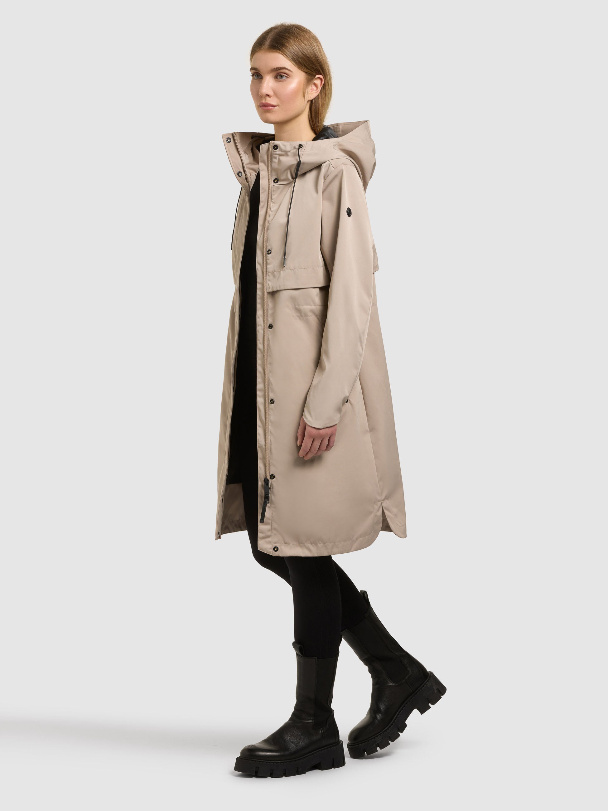 khujo-mantel-manao2-latte-beige-damen-sommerparka-regular-fit image 2