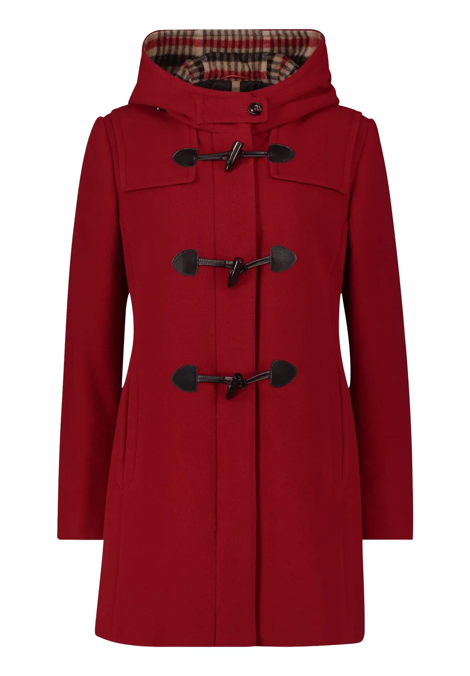 gil-bret-damen-dublin-dufflecoat-jacke-mit-knebelverschluss-und-kapuze-wollvelou image 1