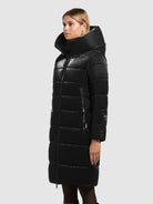 khujo-coat-jilias6-shiny-black-steppmantel image 5