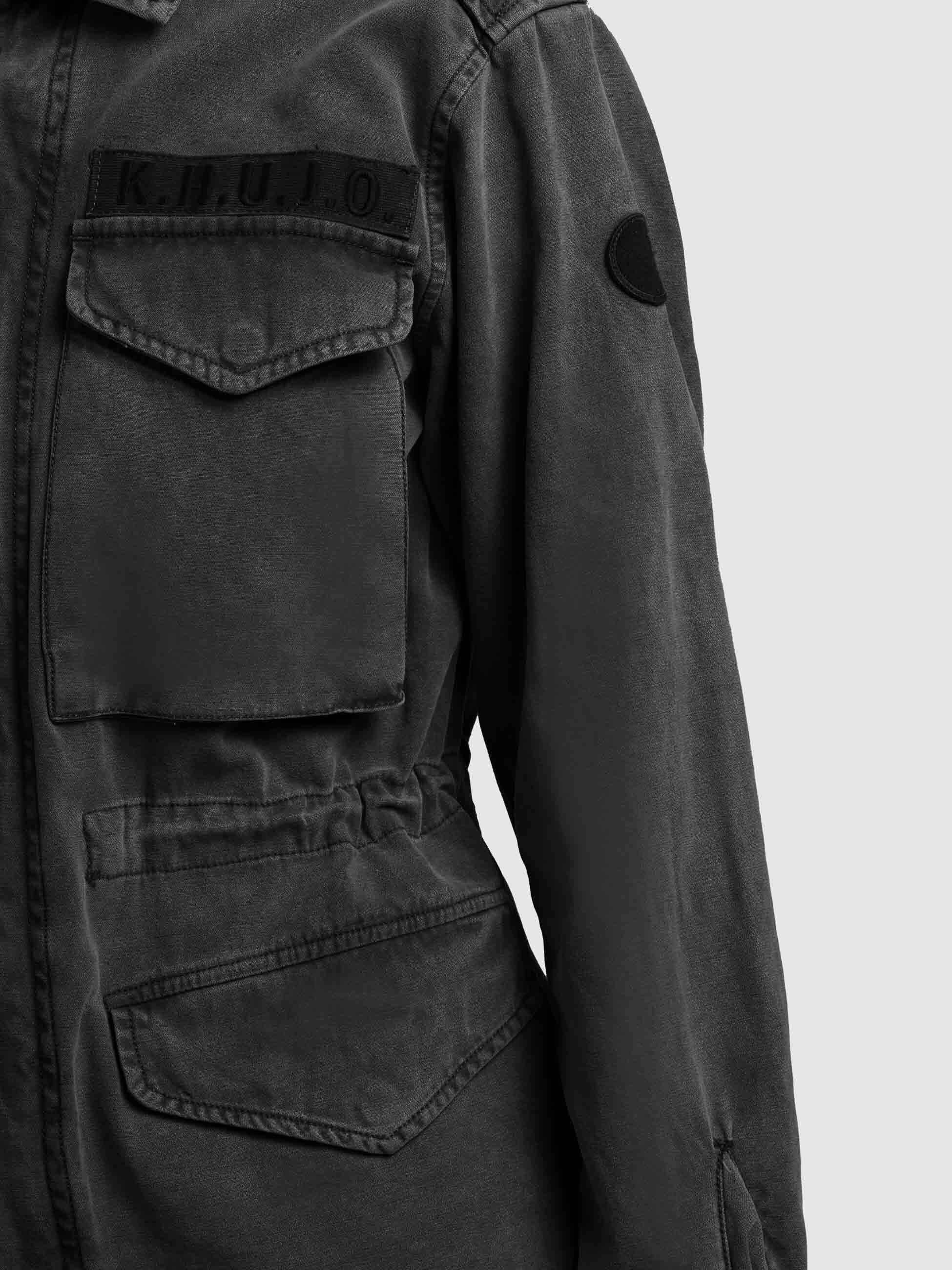khujo-jacke-buni-black-fieldjacke-baumwoll-twill image 8