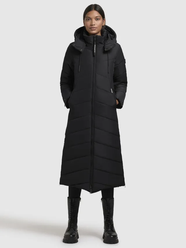 khujo-hurce-damen-steppmantel-black image 1