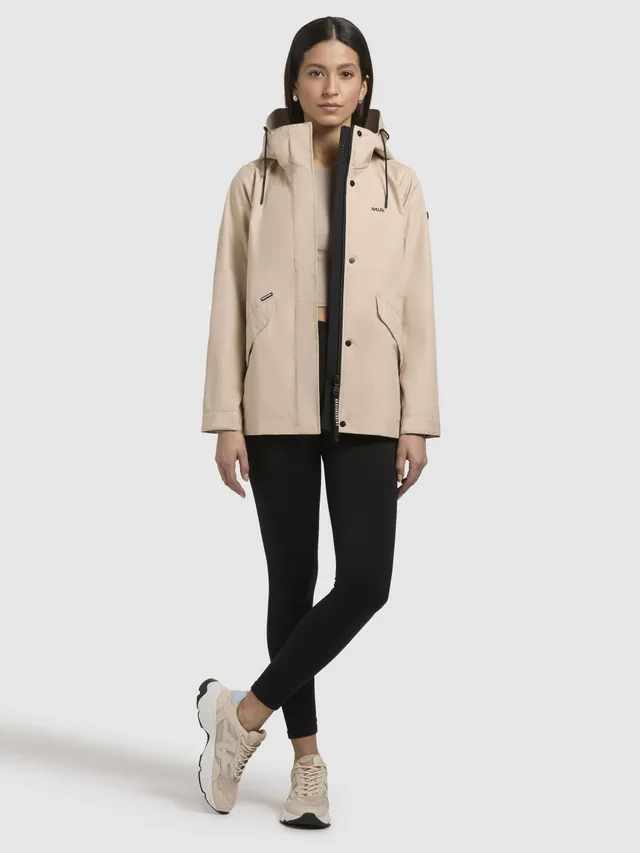 khujo-jacke-logisa-damen-sommerjacke-hellbeige image 1